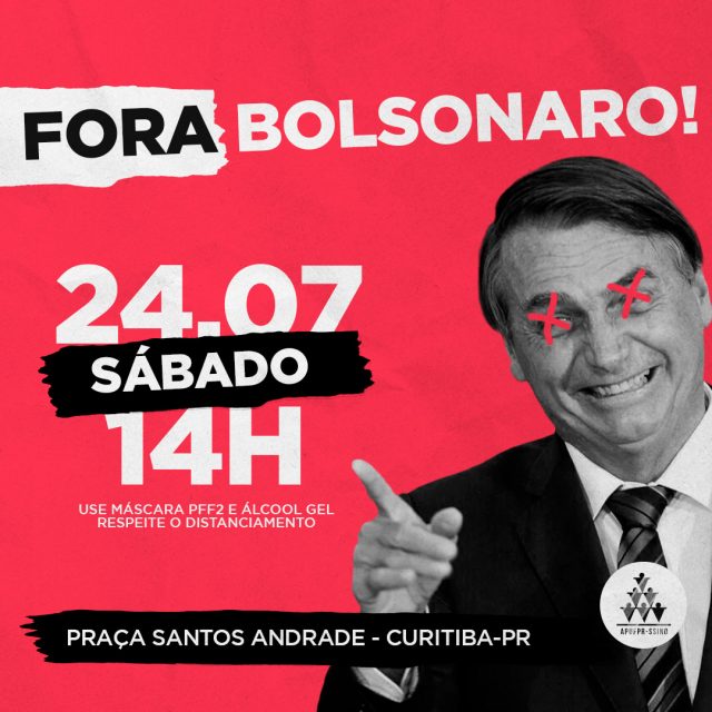 Protesto Fora Bolsonaro 24 de julho