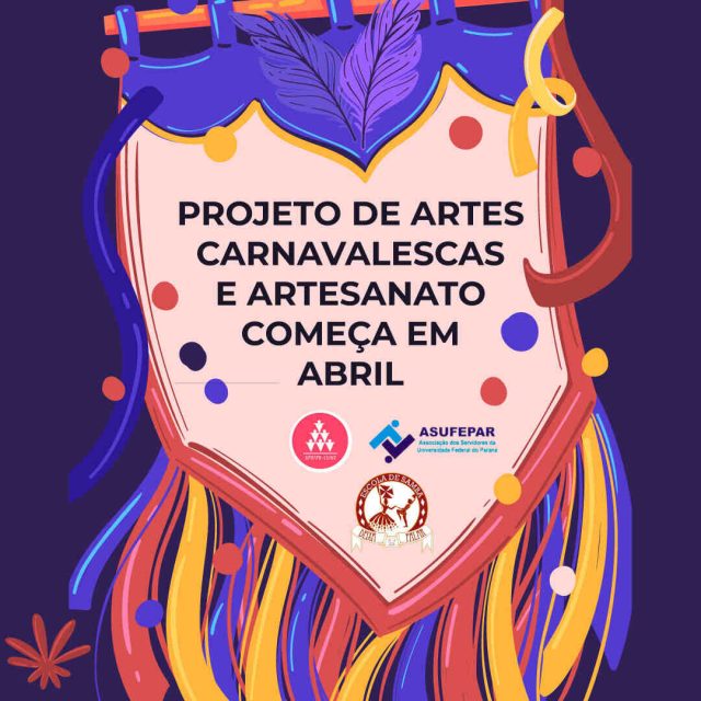 Projeto de artes carnavalescas e artesanato começa em abril. Confira!